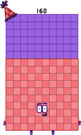 Number Blocks Math 160 Numberblocks 160 blocks by jeanpaulfelix on DeviantArt