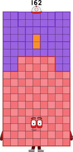 Numbers 162 Numberblocks 162 blocks by jeanpaulfelix on DeviantArt