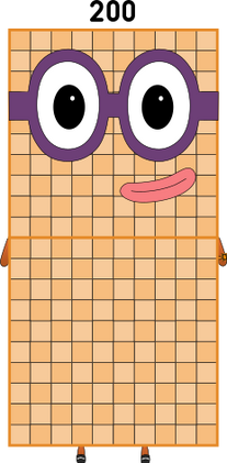 Numberblocks 200 blocks by jeanpaulfelix on DeviantArt