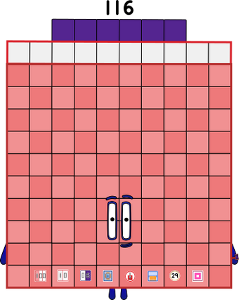 Numberblocks 116 blocks by jeanpaulfelix on DeviantArt