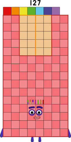 Numberblocks 127 blocks by jeanpaulfelix on DeviantArt