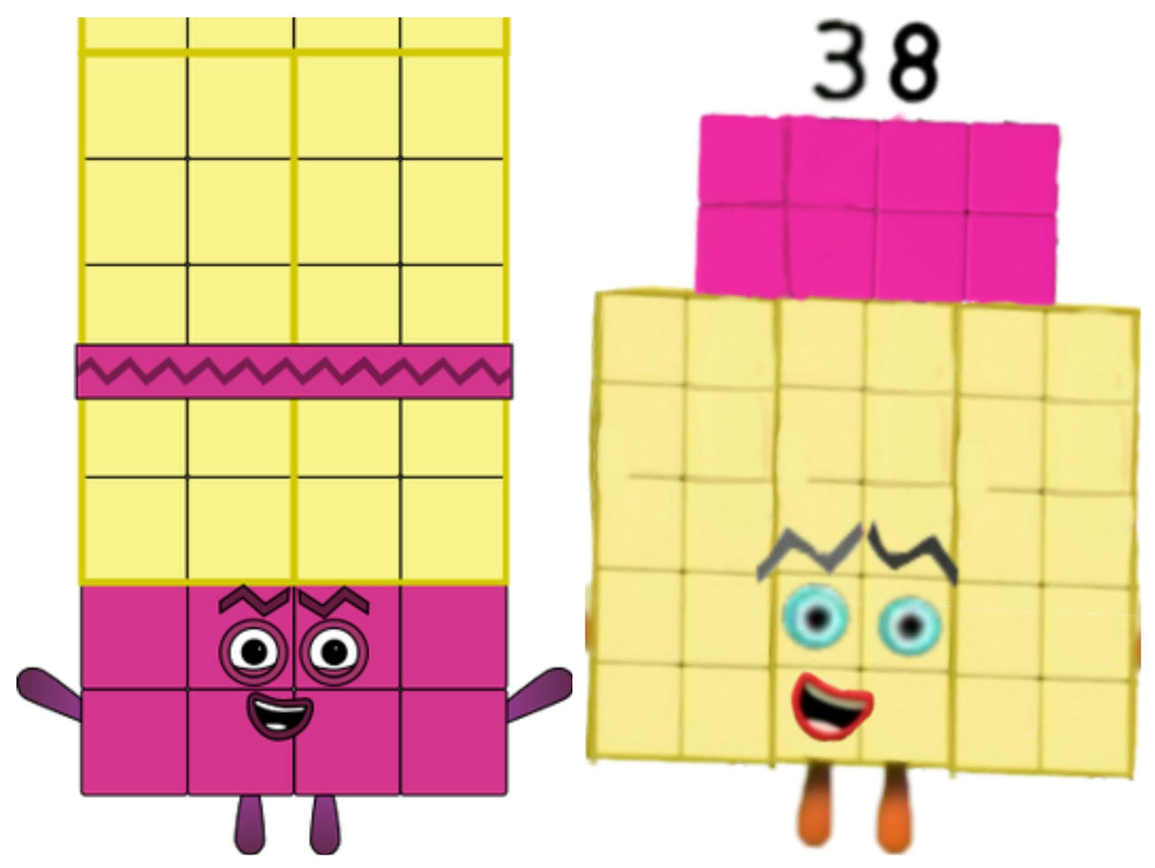 38 Number Objects Numberblocks to same a 38 by jeanpaulfelix on DeviantArt
