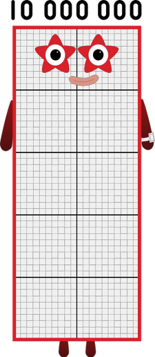 Numberblocks 10000000 blocks by jeanpaulfelix on DeviantArt
