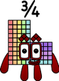 Numberblocks 0.75 blocks by jeanpaulfelix on DeviantArt