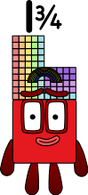Numberblocks 1.75 blocks by jeanpaulfelix on DeviantArt