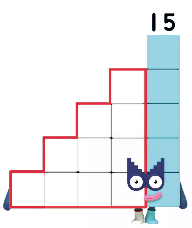Numberblocks Vector Numberblocks Vector - Fifteen (Default Arrangement by jeanpaulfelix on ...