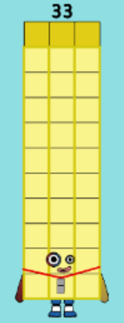 Numberblocks 33 no eyebrows by jeanpaulfelix on DeviantArt