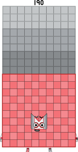 Numberblocks 190 blocks big nineteen by jeanpaulfelix on DeviantArt