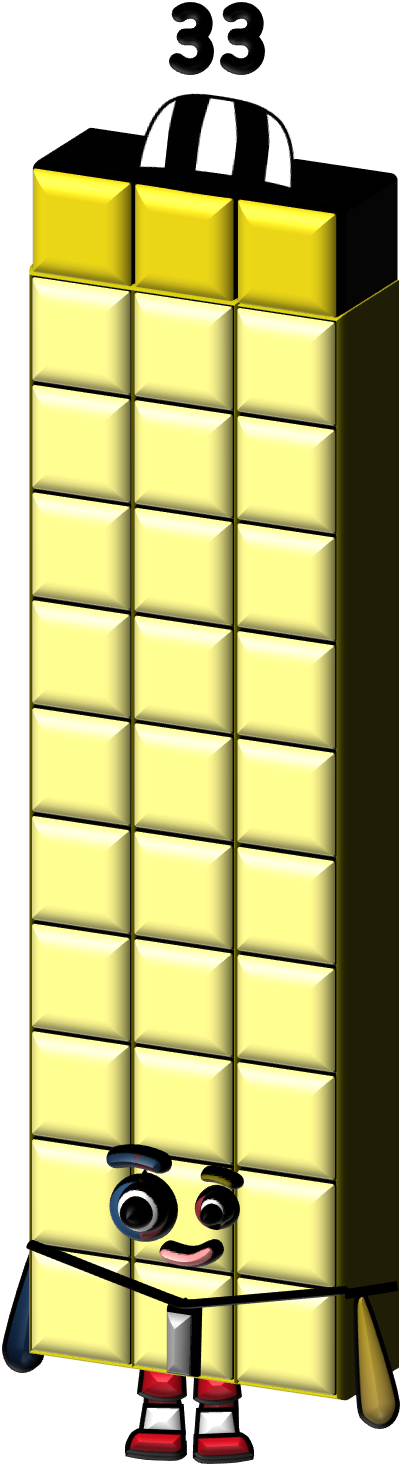 Numberblocks33 3djeanpaul2007powerpoint by jeanpaulfelix on DeviantArt