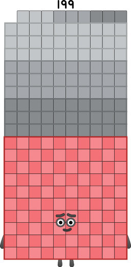 Numberblocks 199 blocks%282D%29 by jeanpaulfelix on DeviantArt