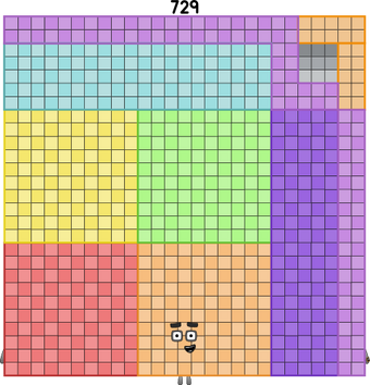 Numberblocks 729 blocks(27x27) by jeanpaulfelix on DeviantArt