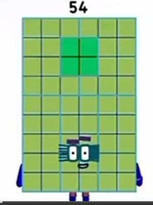 Numberblocks 54 green by jeanpaulfelix on DeviantArt