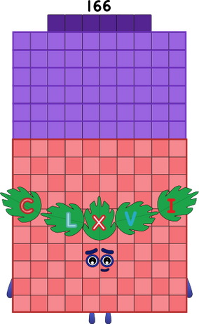 Numberblocks 166 blocks(2D) by jeanpaulfelix on DeviantArt