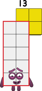 Number Pattern 13 Blocks Numberblocks 13 blocks by jeanpaulfelix on DeviantArt
