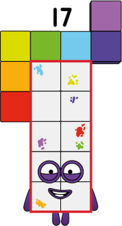 Numberblocks 17 blocks by jeanpaulfelix on DeviantArt