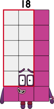 Numberblocks 18 blocks by jeanpaulfelix on DeviantArt