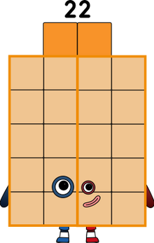 Numberblocks 22 blocks by jeanpaulfelix on DeviantArt