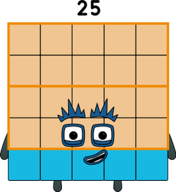 Numberblocks 25 blocks by jeanpaulfelix on DeviantArt