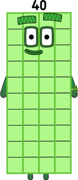 Numberblocks 40 blocks by jeanpaulfelix on DeviantArt