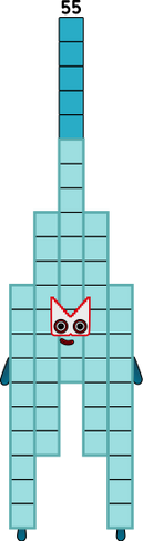 Numberblocks 55 blocks by jeanpaulfelix on DeviantArt
