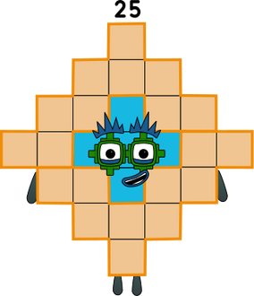 25 Block Square Numberblocks 25 blocks(Centered Mask) by jeanpaulfelix on DeviantArt