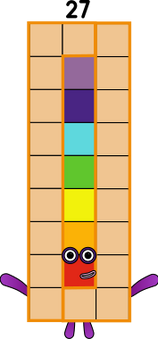 Numberblocks 27 blocks(3x9) by jeanpaulfelix on DeviantArt