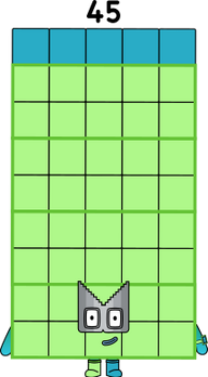 Numberblocks 45 blocks(5x9) by jeanpaulfelix on DeviantArt