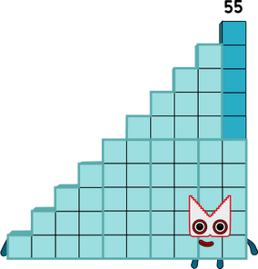 Numberblocks 55 blocks(Step Shape) by jeanpaulfelix on DeviantArt