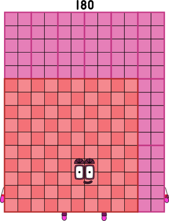 Numberblocks 180 blocks %2812x15%29 by jeanpaulfelix on DeviantArt