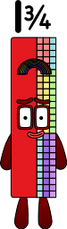 Numberblocks 1.75 blocks%287-10x2 1-2%29 by jeanpaulfelix on DeviantArt