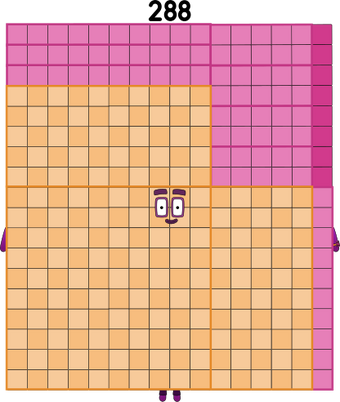 Numberblocks 288 blocks%2816x18%29 by jeanpaulfelix on DeviantArt