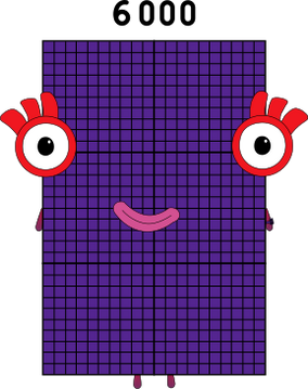 Numberblocks 6000 blocks by jeanpaulfelix on DeviantArt