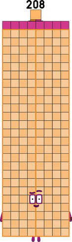 Numberblocks 208 blocks by jeanpaulfelix on DeviantArt