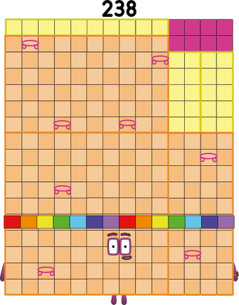 Numberblocks 238 blocks by jeanpaulfelix on DeviantArt