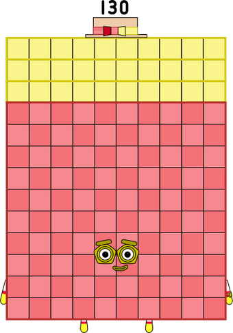 Numberblocks 130 blocks by jeanpaulfelix on DeviantArt