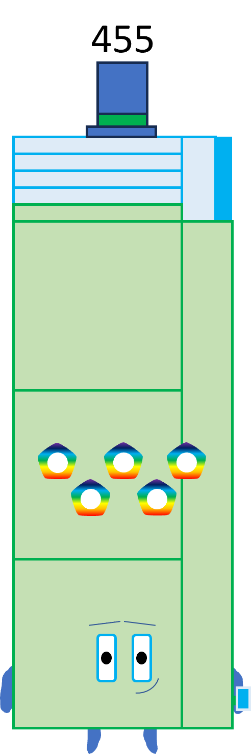 Numberblocks 455 new Official by jeanpaulfelix on DeviantArt