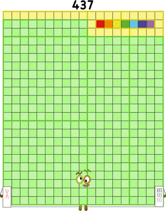 Numberblocks 437 blocks(Crazy Eye) by jeanpaulfelix on DeviantArt