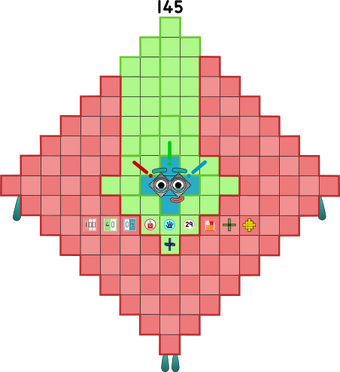 Numberblocks 145 blocks by jeanpaulfelix on DeviantArt