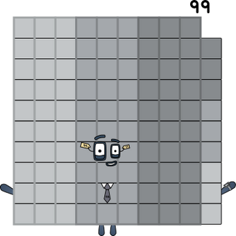 Numberblocks 99 blocks by jeanpaulfelix on DeviantArt