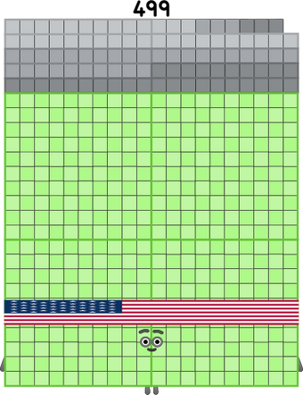 Numberblocks 480 Numberblocks 499 blocks by jeanpaulfelix on DeviantArt