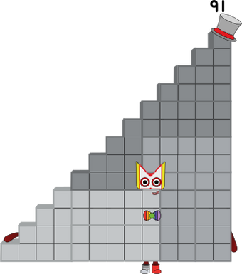Numberblocks 91 blocks(step shape) by jeanpaulfelix on DeviantArt