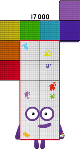 Numberblocks 17K blocks by jeanpaulfelix on DeviantArt
