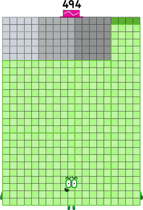 Numbers 494 Numberblocks 494 blocks by jeanpaulfelix on DeviantArt