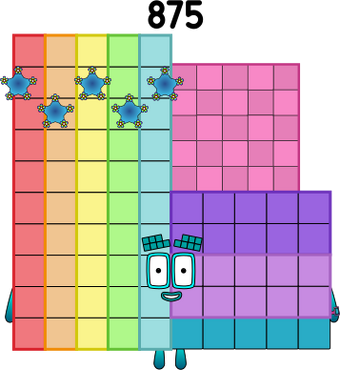 Numberblocks 875 blocks by jeanpaulfelix on DeviantArt