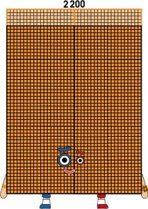 Numberblocks 2200K blocks by jeanpaulfelix on DeviantArt
