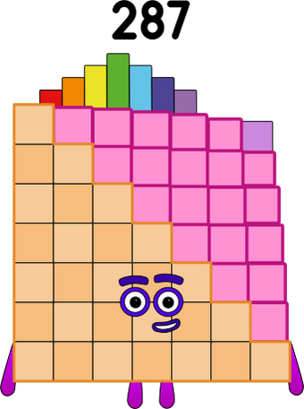 Numbers Number 287 Numberblocks 287 blocks by jeanpaulfelix on DeviantArt