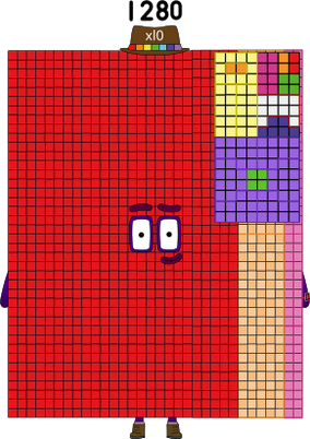 Numberblocks 1280K blocks by jeanpaulfelix on DeviantArt