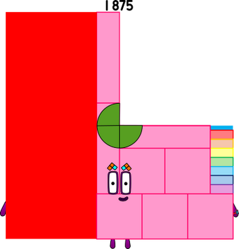 1875 Numbers Background Numberblocks 1875K blocks by jeanpaulfelix on DeviantArt