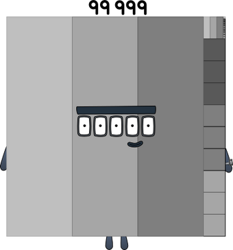 Numberblocks 99999 blocks by jeanpaulfelix on DeviantArt