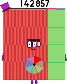 Numberblocks 142857K blocks(351x407) by jeanpaulfelix on DeviantArt